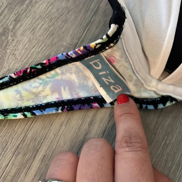 🚩 Biza push-up  bikini holster Tye top size 10/30 - Picture 7 of 8